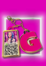 Load and play video in Gallery viewer, QRC INITAL KEYCHAIN
