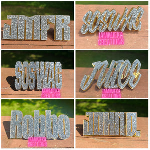 KNUCKLE (FINGER) NAMEPLATE RINGS