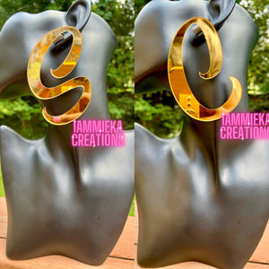 INITIAL EARRINGS