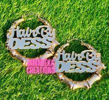 Load image into Gallery viewer, REP YOUR BUSINESS NAMEPLATE EARRINGS
