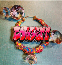 Load image into Gallery viewer, GRAFFITI NAMEPLATE EARRINGS
