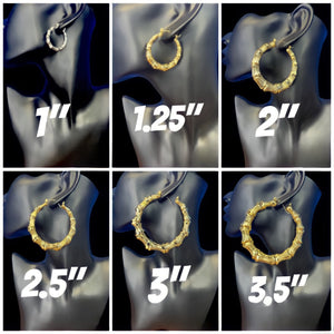 INSIDE OUT NAMEPLATE EARRINGS