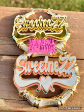 Load image into Gallery viewer, DANERA NAMEPLATE EARRINGS
