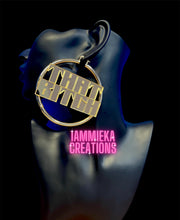 Load image into Gallery viewer, CITY GIRLS NAMEPLATE EARRINGS
