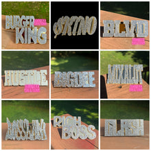 Load image into Gallery viewer, KNUCKLE (FINGER) NAMEPLATE RINGS
