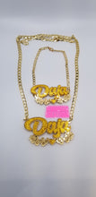 Load image into Gallery viewer, NECKLACE/BRACELET NAMEPLATE SET
