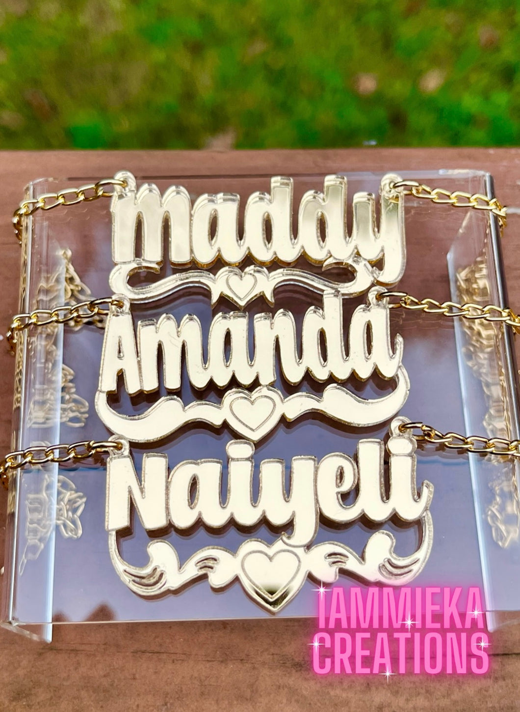 I WANT MY NAME NECKLACE ONLY