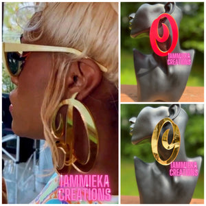 INITIAL EARRINGS