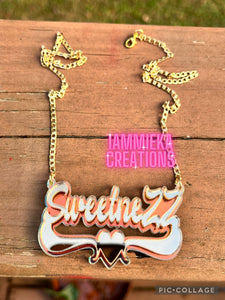 I WANT MY NAME NECKLACE ONLY